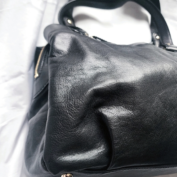 MICHAEL KORS LUDLOW DRAWSTRING LEATHER LARGE SHOULDER PURSE - Picture 3 of 5